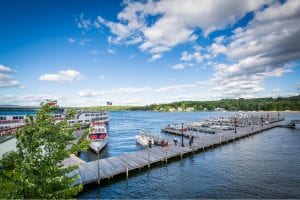 A full marina is one of the many staples of a New Hampshire summer in Laconia.